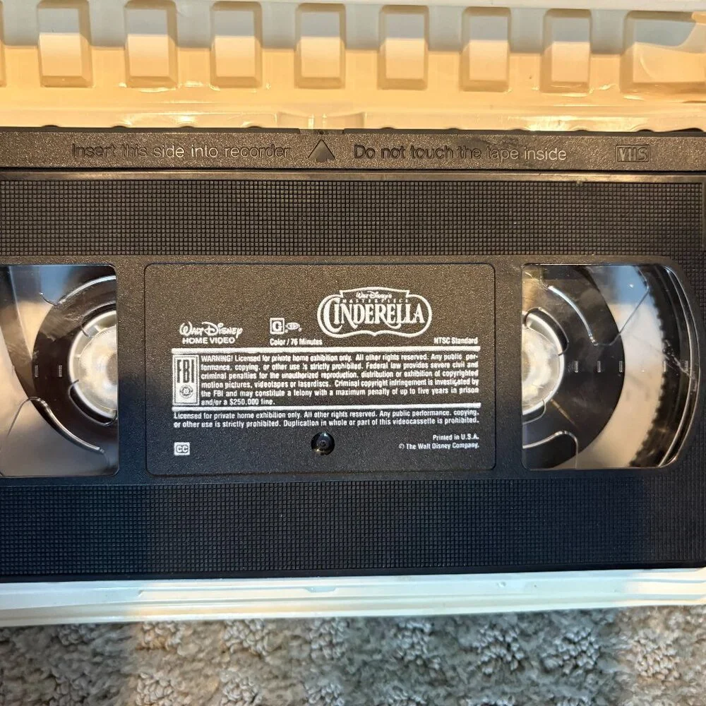 Walt Disney's Cinderella (VHS Tape, 1988)